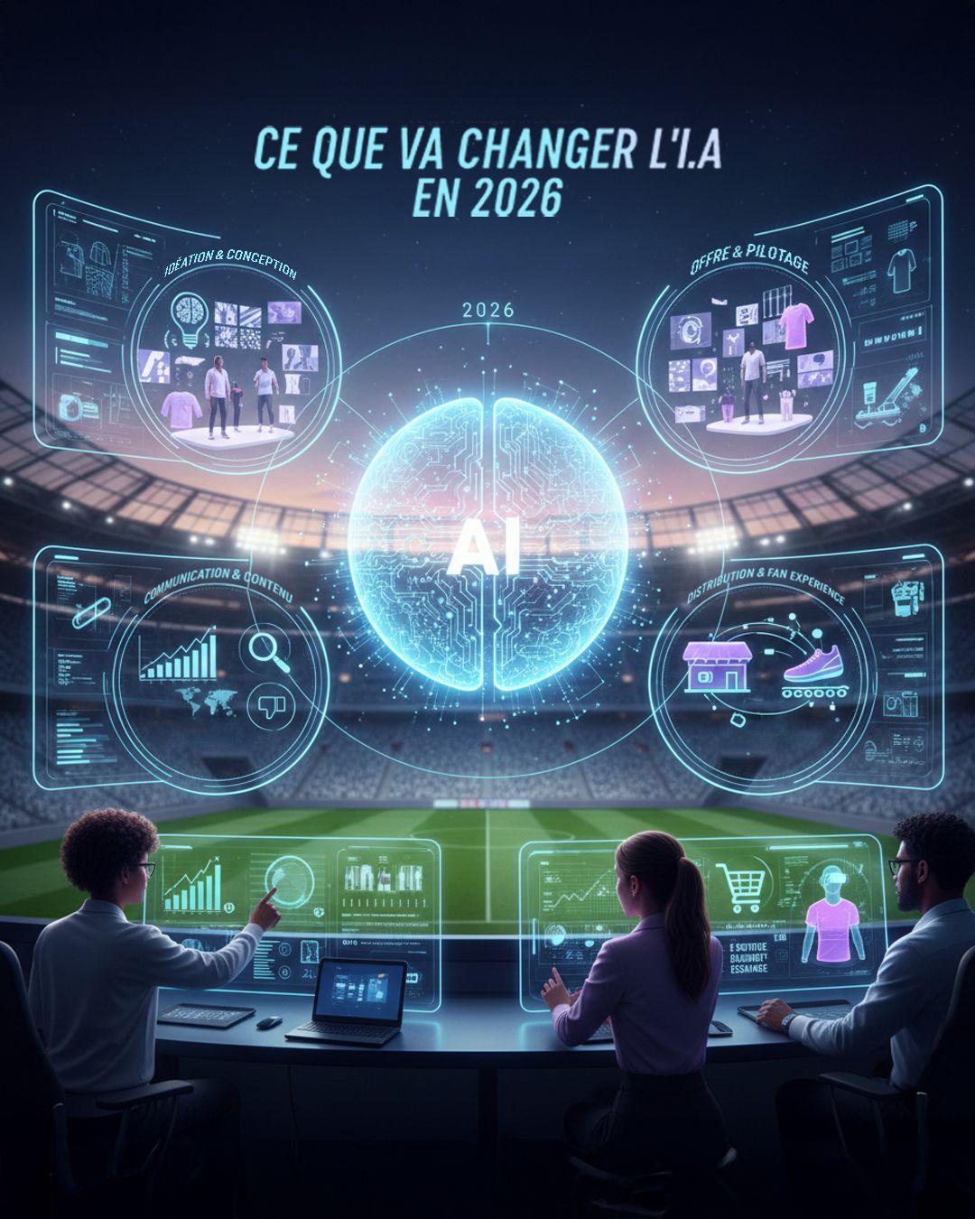 Ce que va changer l'IA en 2026 dans le merchandising sportif