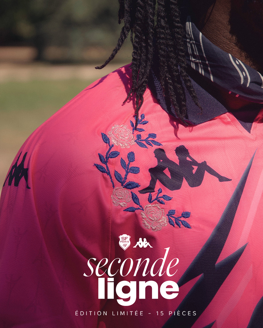 Seconde Ligne : les maillots brodés du Stade Français Paris